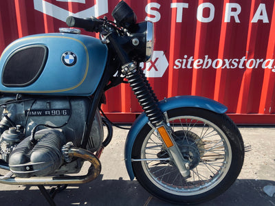 1974 BMW R90/6 Custom Cafe Vintage Motorcycle Blue