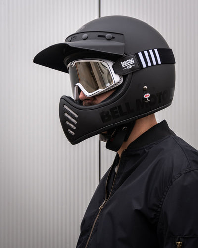 Moto 3 Blackout Motorcycle Helmet - Bell