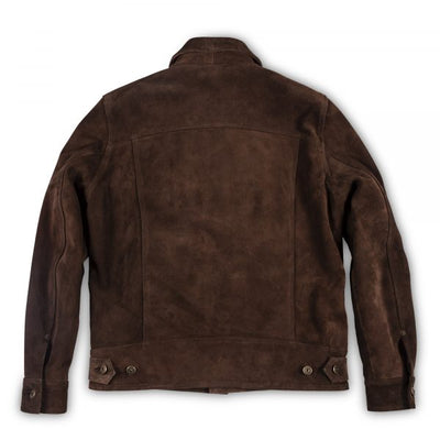 Terracotta Brown Suede Jacket | Shangri-La Heritage